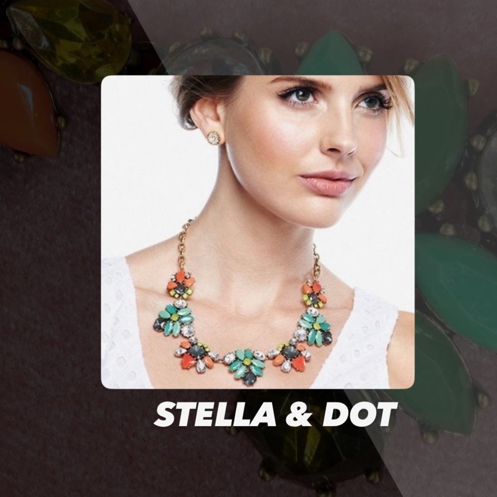 EUC Stella & Dot Élodie Statement Necklace